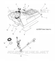 SYSTÈME D'ALIMENTATION, CARBURANT TANK ASM.