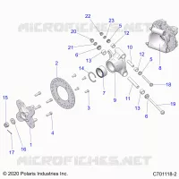 SUSPENSION, PORTE BAGAGES ARRIERE