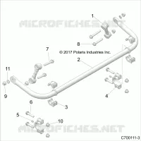 SUSPENSION, REAR BARRE STABILISATRICE