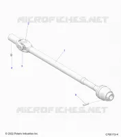 SYSTÃˆME DE TRANSMISSION, FRONT PROP SHAFT