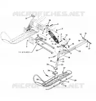 SUSPENSION AVANT AND SKI INDY LITE/STAR LITE (4921332133009A)