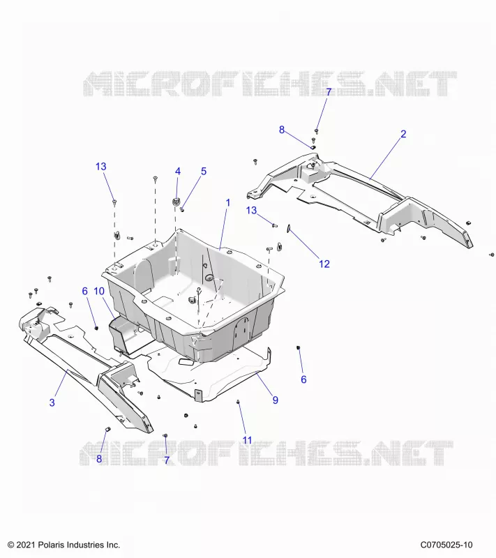 CARROSSERIE ARRIERE RACK