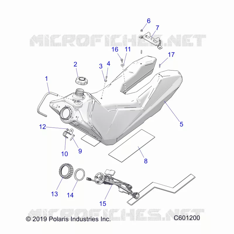 SYSTÃˆME D'ALIMENTATION, FUEL TANK ASM.