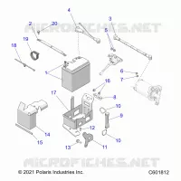ELECTRICITE, BATTERY BOX  ASM.