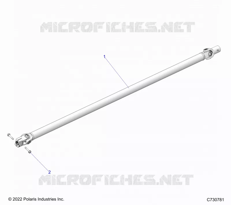 SYSTÃˆME DE TRANSMISSION, FRONT PROP SHAFT