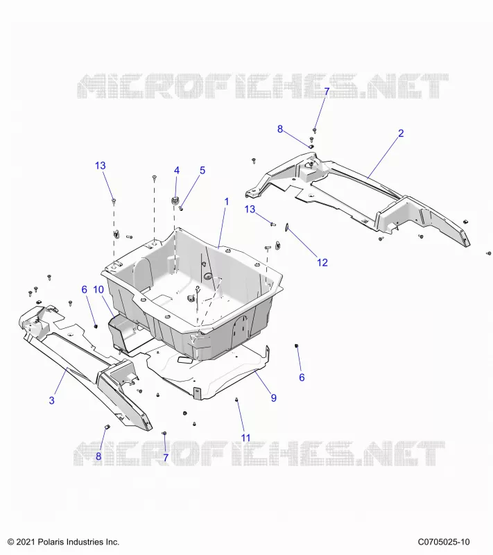 CARROSSERIE ARRIERE RACK