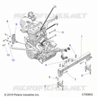 MOTEUR, MOUNTING &amp; LONG BLOCK