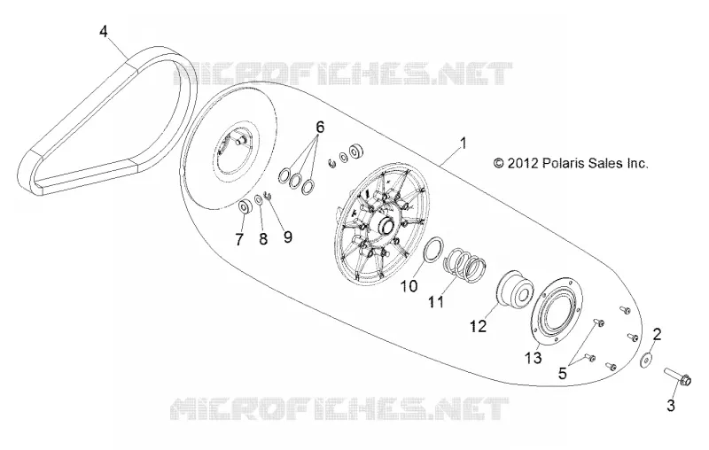 SYSTÈME DE TRANSMISSION, SECONDARY CLUTCH