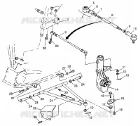 TRIANGLES SUSPENSIONS  Sportsman 400L W97AC38C (4939673967B013)