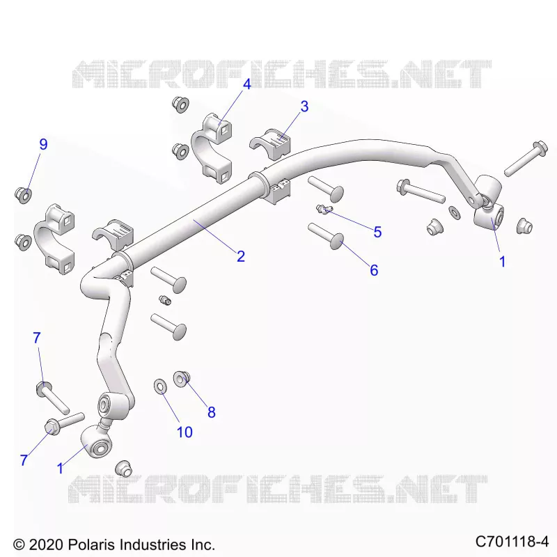 SUSPENSION, REAR BARRE STABILISATRICE
