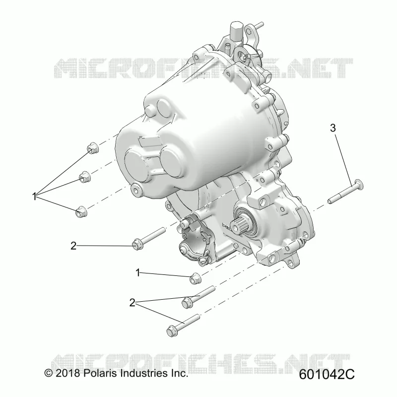 SYSTÃˆME DE TRANSMISSION, GEARCASE MOUNTING