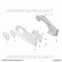 CLOSE OFF PANEL and ACCESS PANEL