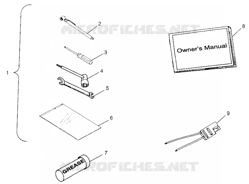 OUTILS  SPORTSMAN 500 W97CH50A (4939993999E003)