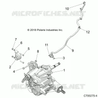 DRIVE TRAIN, MAIN SUPPORT PONT
