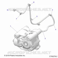 DRIVE TRAIN, FRONT SUPPORT PONT