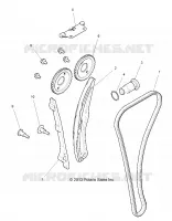 CHAINEE DE DISTRIBUTION AND TENSIONER