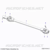 SYSTÃˆME DE TRANSMISSION, FRONT PROP SHAFT