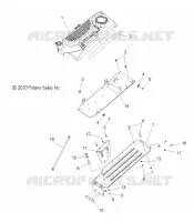 CHASSIS, PROTECTION D'EMBRAYAGE AND COVER