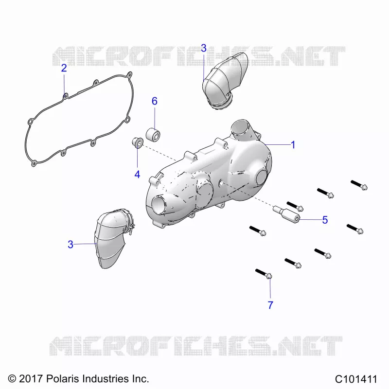 SYSTÃˆME DE TRANSMISSION, CLUTCH COVER AND DUCTING