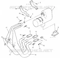 ECHAPPEMENT Storm 0965782, Storm SKS 0965582, Euro Storm E965782, Euro S (4931593159C012)