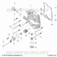 CARTERS MOTEUR COVER ASM, RIGHT