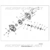 SYSTÃˆME DE TRANSMISSION, REAR GEARCASE INTERNALS