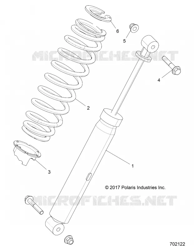 SUSPENSION, AMORTISSEUR ARRIERE MOUNTING