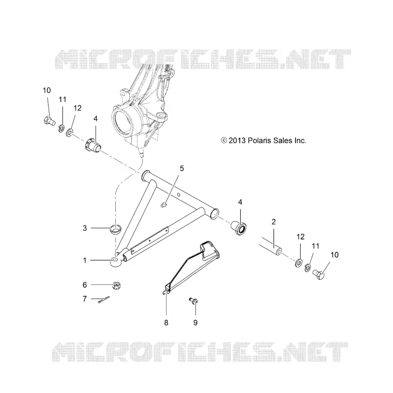 SUSPENSION, A-ARM and SUPPORT MOUNTING