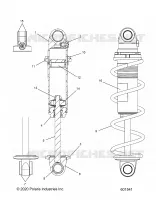 SUSPENSION, AMORTISSEUR AVANT TRACK, MONOTUBE 7045530