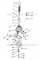 CARBURATEUR XLT TOURING 0963357 AND EUROPEAN XLT TOURING E963357 (4931923192C011)