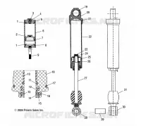 AMORTISSEUR (REAR TRACK)(M-10)