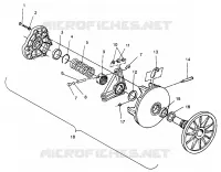 EMBRAYAGE DE TRANSMISSION ASSEMBLY STORM 0965782, STORM SKS 0965582,  EURO STORM E965782 (4931593159C008)