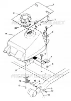 RESERVOIR A CARBURANT 6X6 250 W938727 (4924092409008A)