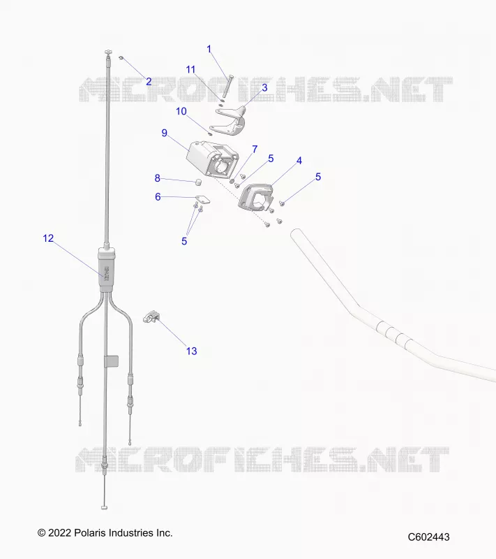 MOTEUR, THROTTLE CONTROL ASM.
