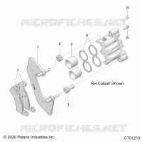FREIN AVANT CALIPER