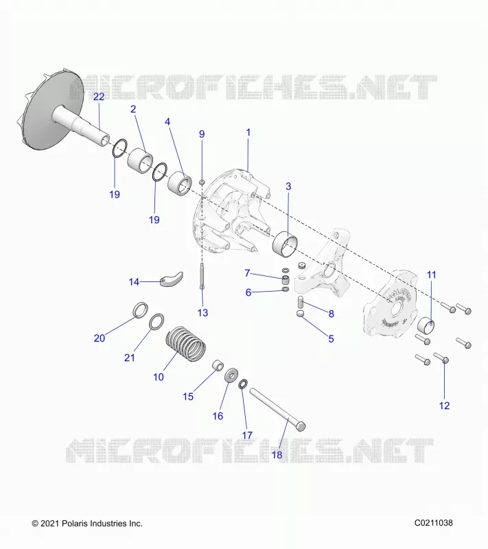 SYSTÃˆME DE TRANSMISSION, PRIMARY CLUTCH