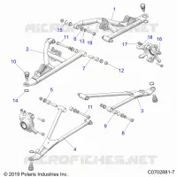 SUSPENSION AVANT CONTROL ARMS