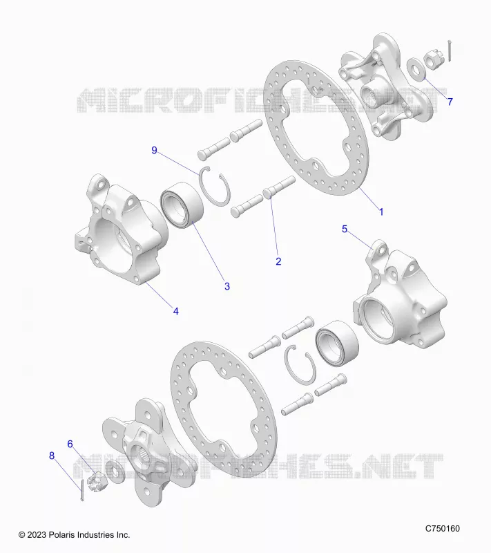 SUSPENSION, PORTE BAGAGES ARRIERE AND HUB