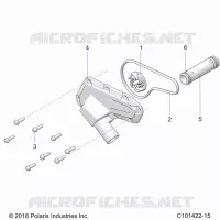MOTEUR, WATERPUMP IMPELLER AND COVER