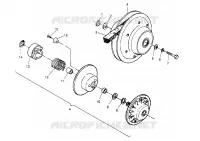 EMBRAYAGE DE TRANSMISSION ASSEMBLY SPORT 400L W948540 (4927232723B011)
