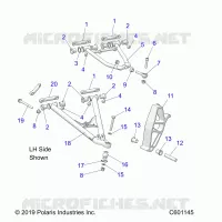 TRIANGLES SUSPENSIONS AVANT 