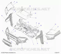 CAPOT AND FRONT FACIA -R23RRE99AJ/BJ/AK/BK/AX/BX/A9/B9 (C730777)