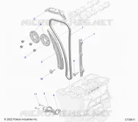 CHAINE DE DISTRIBUTION AND TENSIONER