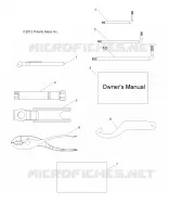 REFERENCES, TOOL KIT AND MANUEL DU PROPRIETAIRES