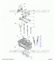 ENGINE, CULASSE AND VALVES