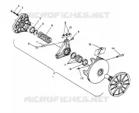 EMBRAYAGE DE TRANSMISSION SPORT 0960443, SPORT TOURING 0960243  AND EUROPEAN SPORT TOURI (4932223222C005)