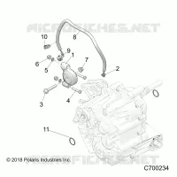 DRIVE TRAIN, MAIN SUPPORT PONT