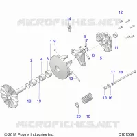 SYSTÃˆME DE TRANSMISSION, PRIMARY CLUTCH