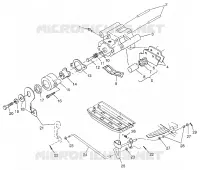 FREIN ARRIERE Magnum 4X4 W97AC42A, Swedish Magnum 4X4 S97AC42E and Norwegian M (4940834083C005)