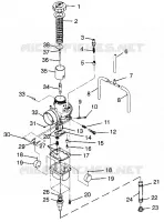 CARBURATEUR 700 XCR 0985678(A) AND EUROPEAN 700 XCR E985678 (4943114311D002)